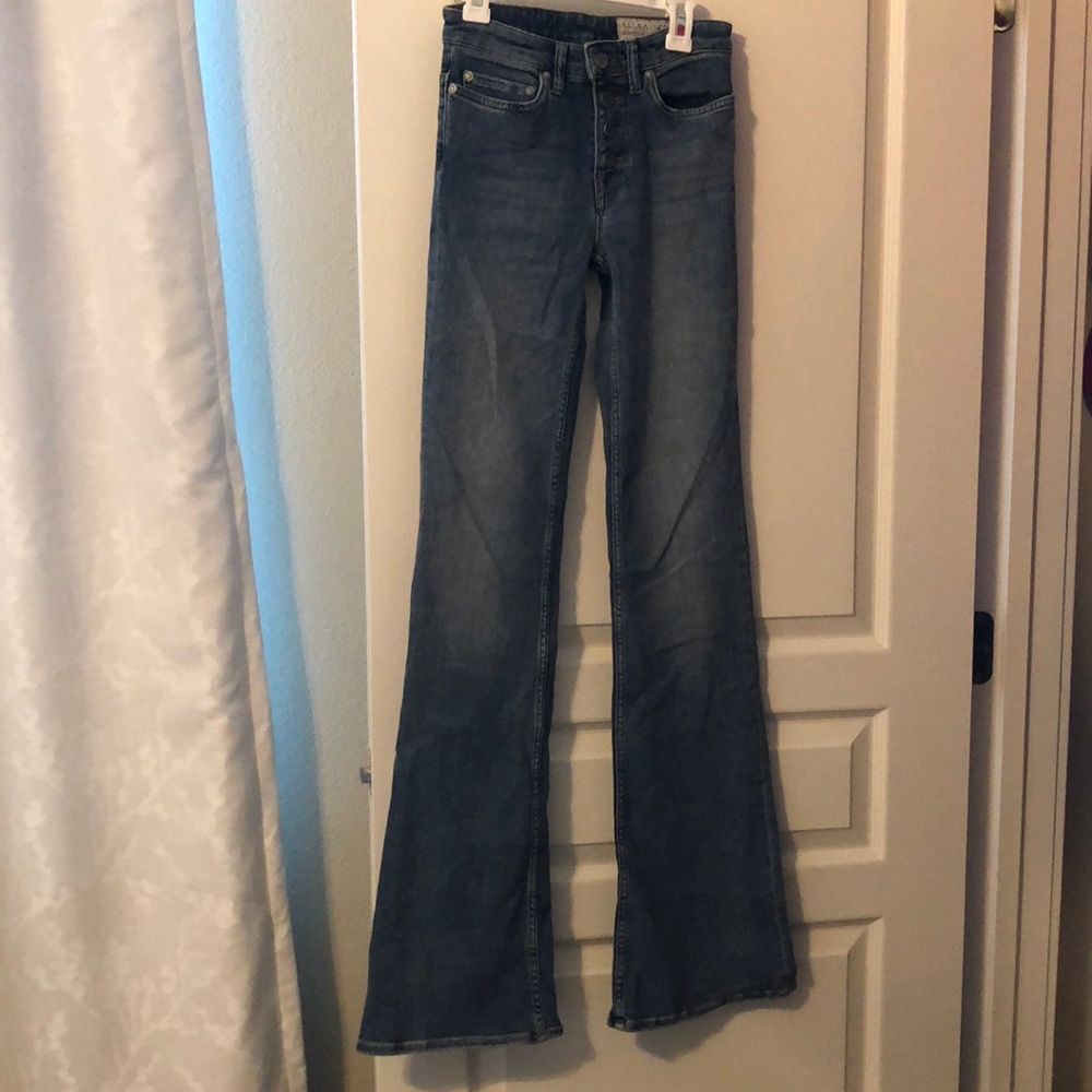 All Saints button flare fit Sz 24 NWOT